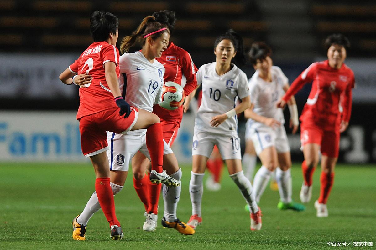 韩国女足选手在比赛中展现出色