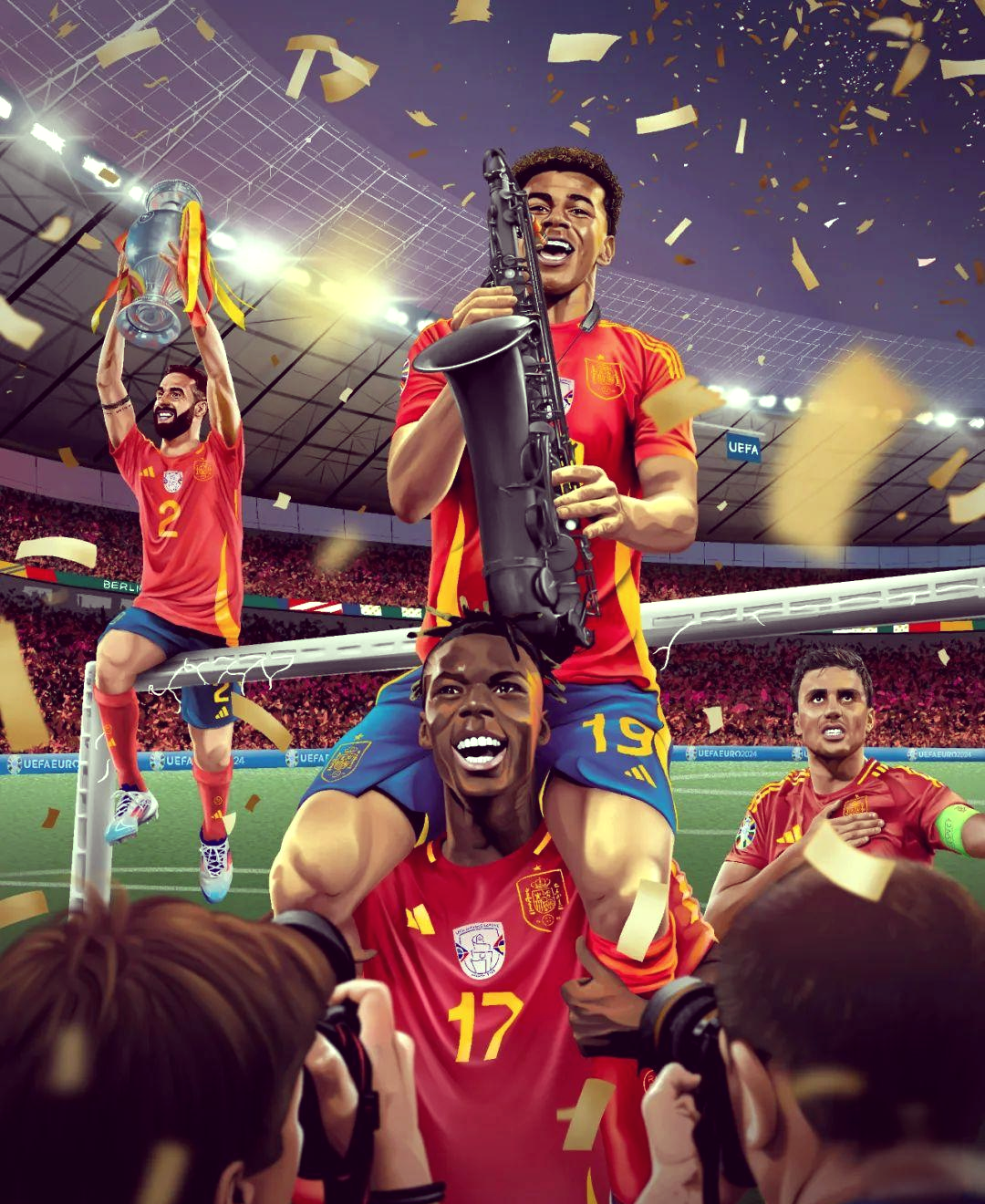 热闹！欧洲杯预选赛场面火爆，球员积极拼搏的简单介绍